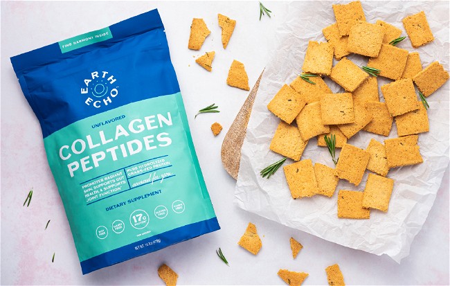 Image of Gluten-Free Almond Herb Protein Crackers